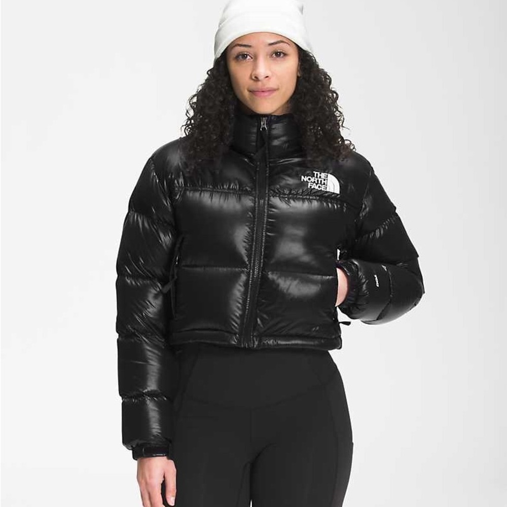 North Face nuptse cropped jacket